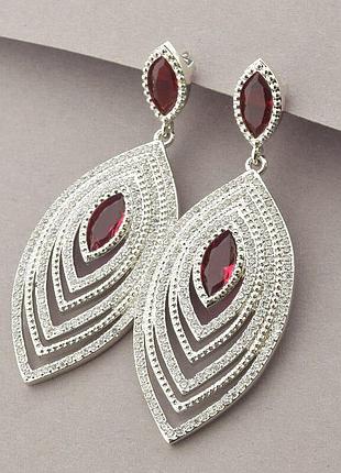 047952 серьги 'xuping' (родий)