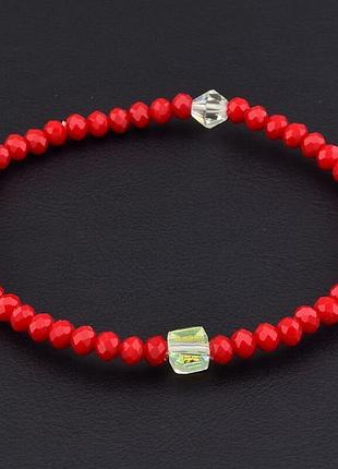 131852 браслет чеський кришталь 18 см.