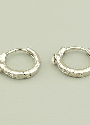 Серьги 'xuping' swarovski (родий), swarovski(ориг.) из медицинского сплава