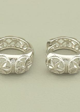 069324 сережки 'xuping' (родій)