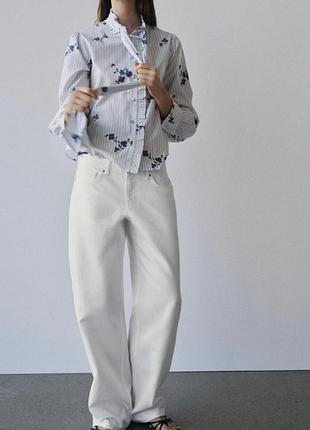 Джинси жіночі zara білі