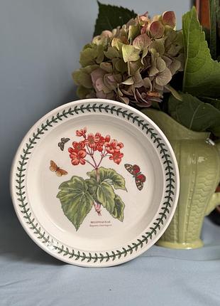 Тарілка portmeirion botanic garden begonia, англія