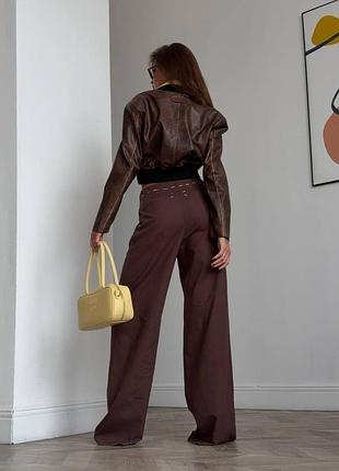 Брюки maison margiela коричневые