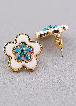 051654 серьги 'fashion' сrystal бижутерный сплав