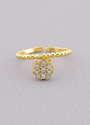 031833-999 кільце 'fj' crystal біжутерний сплав