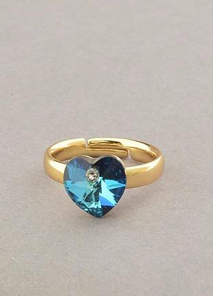 103629-170 кольцо 'xuping' swarovski (позолота 18к)