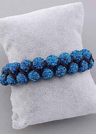 020865 браслет шамбала crystal 17 см.