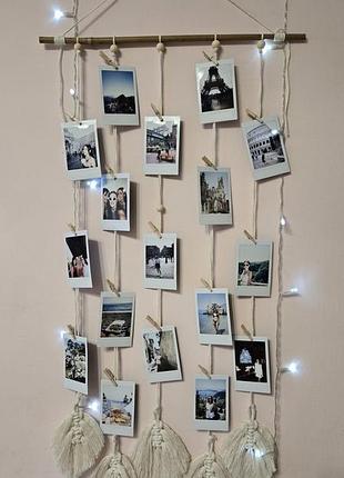 Стенд для instax фотографій / панно для фотографій / кріплення фотографій / зберігання фотографій