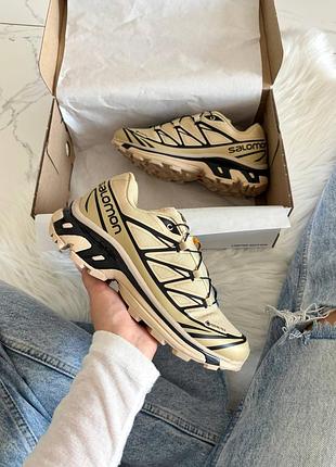 Salomon xt-6 beige black gore-tex 2