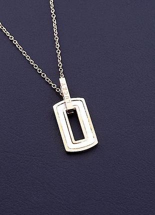 053956 подвеска 'stainless steel' перламутр 45 см. (позолота 18к)