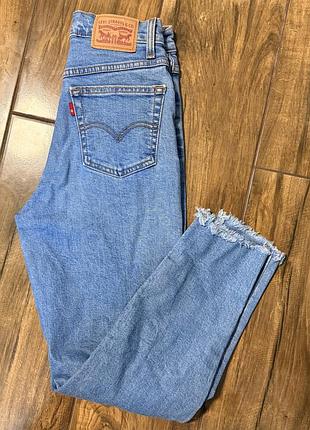 Levi’s mom jean w25 жіночі джинси блакитні, 56778-0018, ідеальний стан
