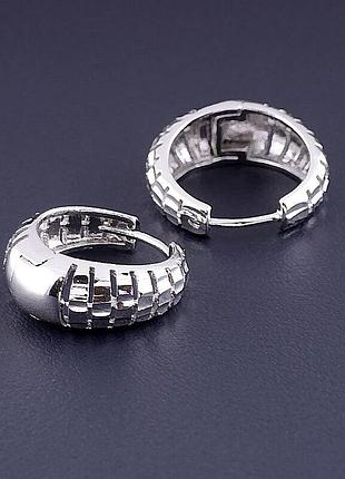Серьги 'xuping' (родий) из медицинского сплава