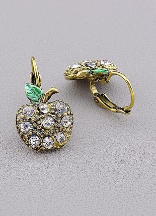 051488 сережки 'fashion' сrystal біжутерний сплав