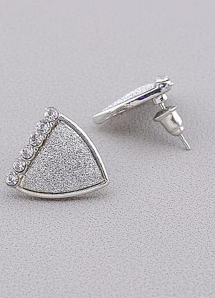 051643 сережки 'fashion' crystal біжутерний сплав