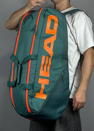 Head pro racquet bag xl рюкзак сумка тенісна большой теннис великий теніс для ракеток портфель баул кейс дорожня спортивний  спортивна теннисная