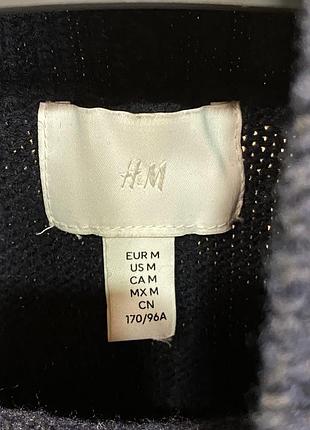 🖤трендовый свитер оверсайз h&amp;m с высоким горлом и полосами на рукавах🖤 7