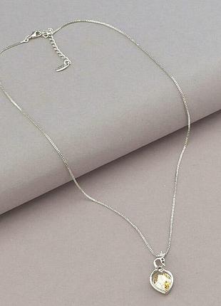 Подвески 'xuping' swarovski 40 см. (родий), swarovski(ориг.) из медицинского сплава