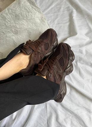 New balance 9060 chocolate brown термо