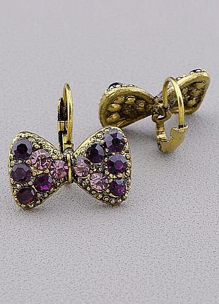 051613 серьги 'fashion' сrystal бижутерный сплав