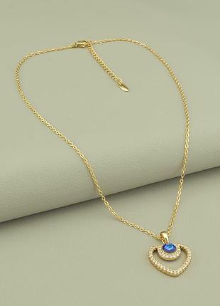 124321 подвеска 'xuping' swarovski 41 см. (позолота 18к)
