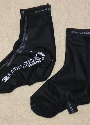 Велобахилы endura fs260-pro slick m(40-42).дождевые/аэро