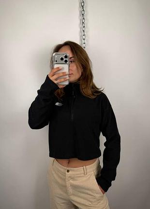 The north face cropped fleece женская короткая флисовая кофта, свитшот