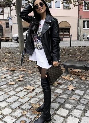 Косуха натуральна шкіра zara куртка