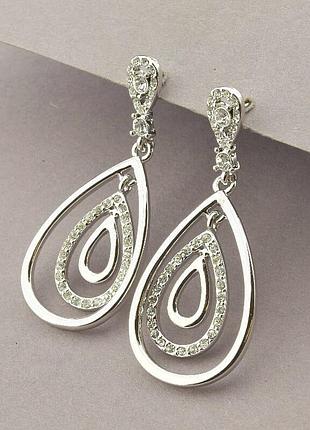104437 серьги 'winniana' фианит