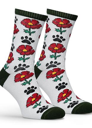 Шкарпетки premier socks "квіткова лапка", унісекс, раз м. 36-40, 41-46