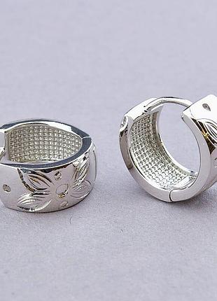 Серьги 'xuping' (родий) из медицинского сплава