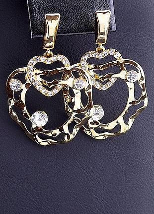 074717 серьги сrystal сrystal 'fj'