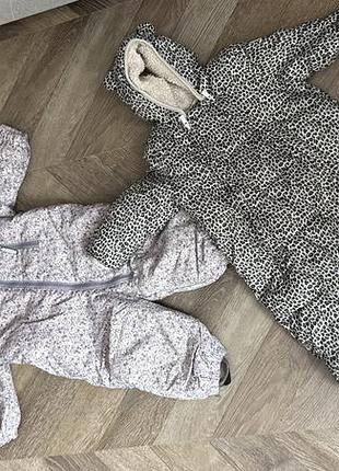 Зимовий комбінезон унісекс h&m леопардовий