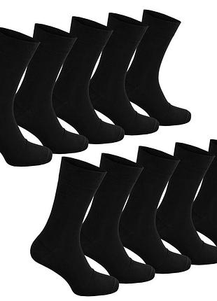 Набор premier socks, унисекс, черная классика, 10 пар в наборе, разм. 36-39, 40-42, 43-45