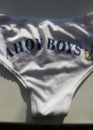 Трусики шортики  «ahoy boys» от ann summers р. 8 (s)