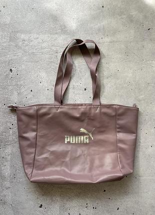 Рожево фіолетова сумка puma 7