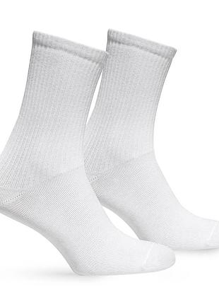 Шкарпетки premier socks білі з високою резинкою, унісекс, розм. 36-39, 40-42, 43-45