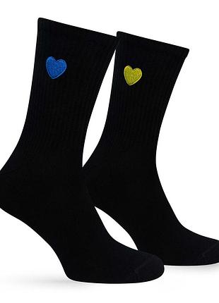 Шкарпетки premier socks українське серце, унісекс, розм. 36-39, 40-42, 43-45