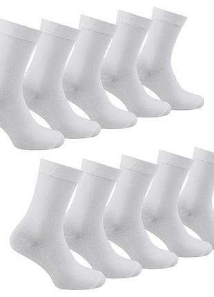 Набор premier socks, унисекс, белая классика, 10 пар в наборе, разм. 36-39, 40-42, 43-45