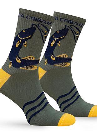 Носки premier socks душа поет, когда клюет , унисекс, 36-39, 40-42, 43-45