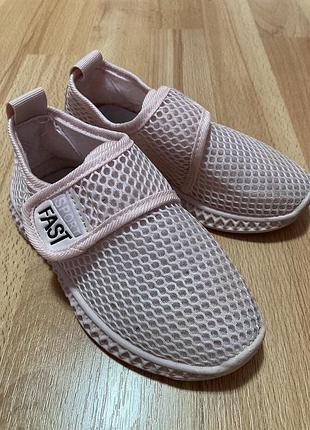 Кросівки для дівчинки, рожеві, сіточка 👟👟