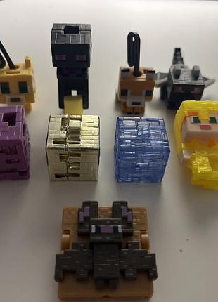 Іграшкові фігурки для хлопчиків minecraft, різнокольорові, пластик