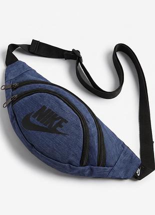 Бананка nike синій меланж (маленька) #