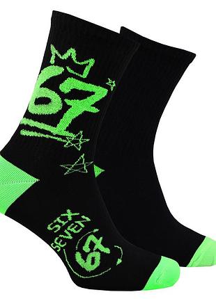 Носки premier socks:"six seven neon”, унисекс, 36-39, 40-42, 43-45