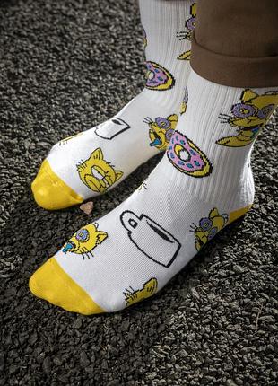 Носки premier socks "homer-cat", разм. 36-39, 43-45