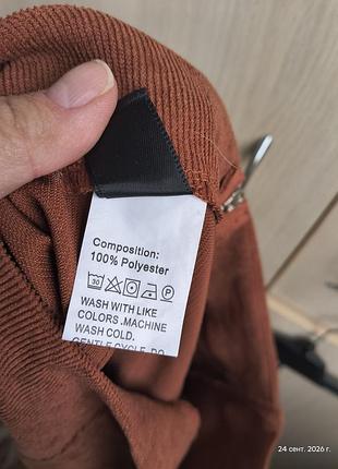 Спідниця міні мікровельвет. 7