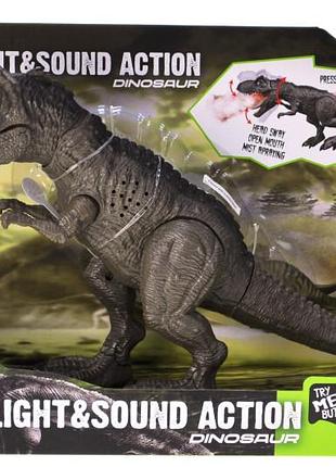 Динозавр rs071 озвученный, в коробке р.35.5x11.5x23 см yg toys