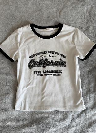 Футболка женская с надписью california