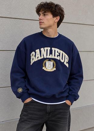 Світшот clan de banlieue 100% бавовна (котон) / брендова кофта