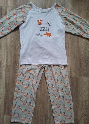 Пижама детская на 7-8 лет