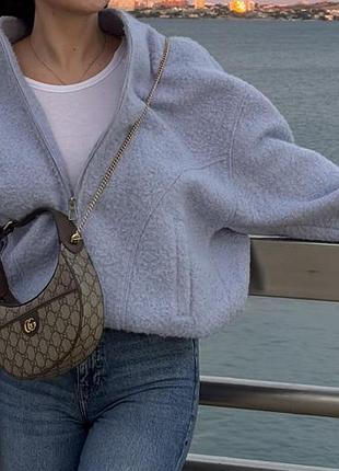 Куртка жіноча zara блакитна